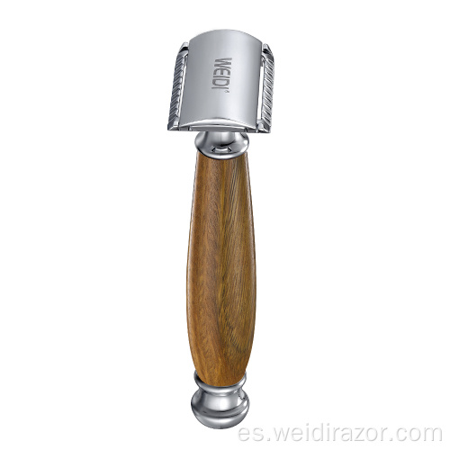 Mejor mango de madera Safety Razor Many Razor Blade Razor Doble Edge